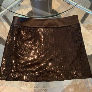 Twenty One black sequin fitted mini